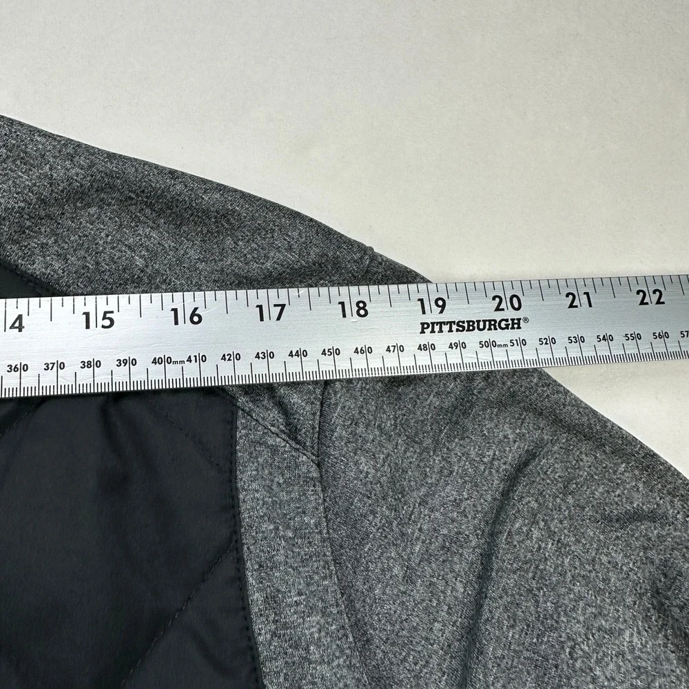 Callaway Golf‎ Weather Series Quilted Full Zip Jacket Mens Medium Gray Black